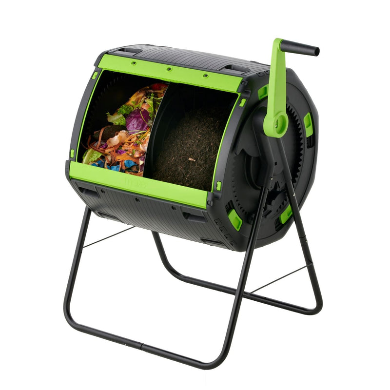 180L Compost Tumbler + Kitchen Caddy Combo