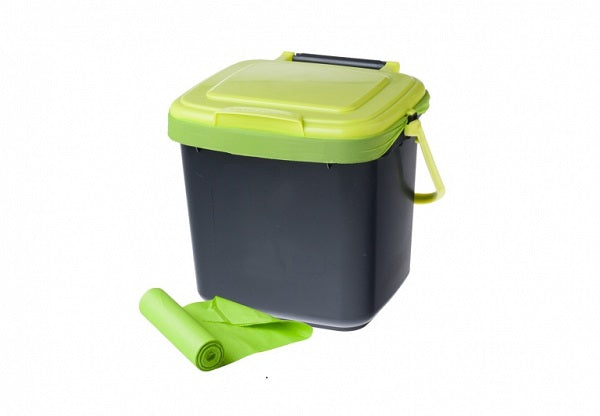 180L Compost Tumbler + Kitchen Caddy Combo