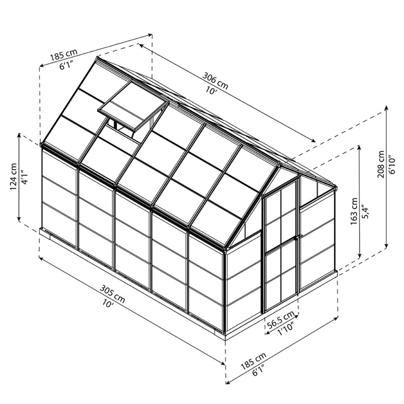 Harmony Greenhouse - Silver