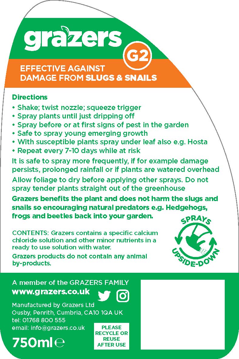 Grazers Slugs and Snails Repellent Garden Formula