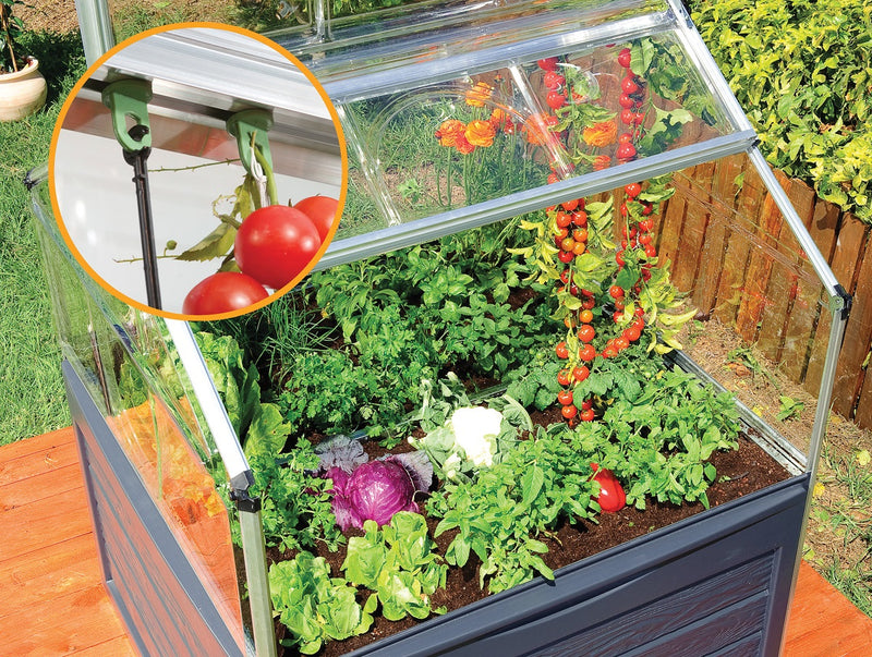 Close up of Plant Inn elevated garden bed