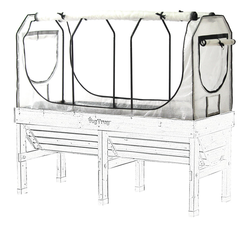 PE/Micromesh 2-in-1 Cover for VegTrug Classic - Requires TALL Frame