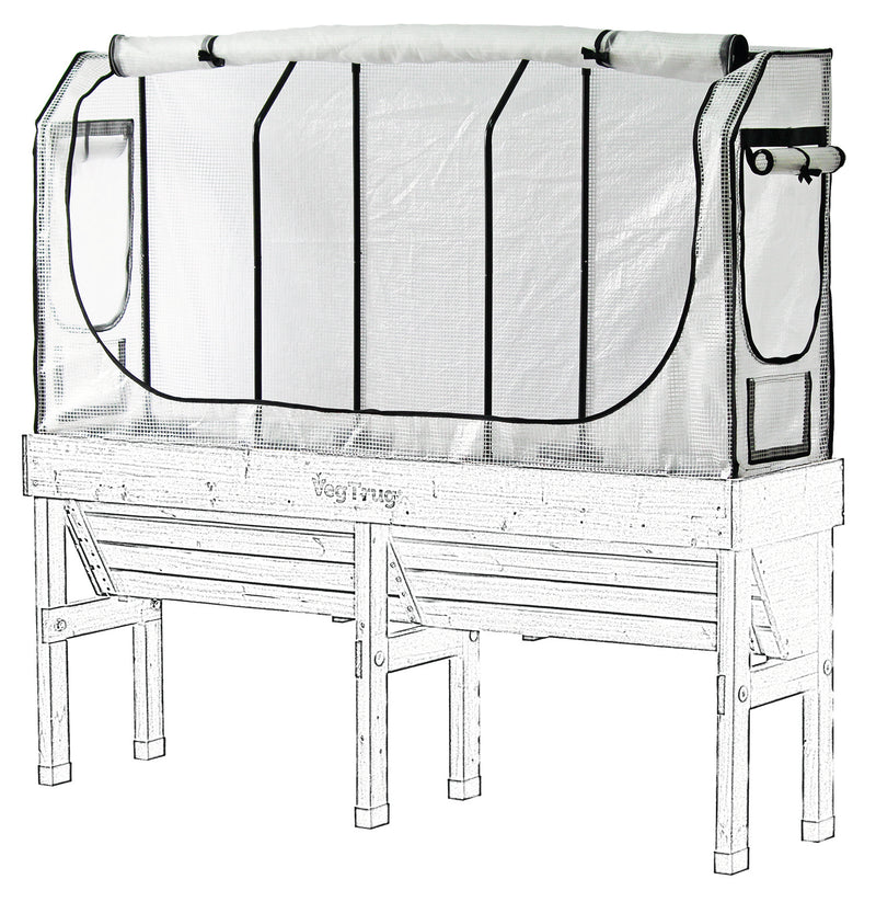 PE/Micromesh 2-in-1 Cover for VegTrug WallHugger - Requires Tall Frame