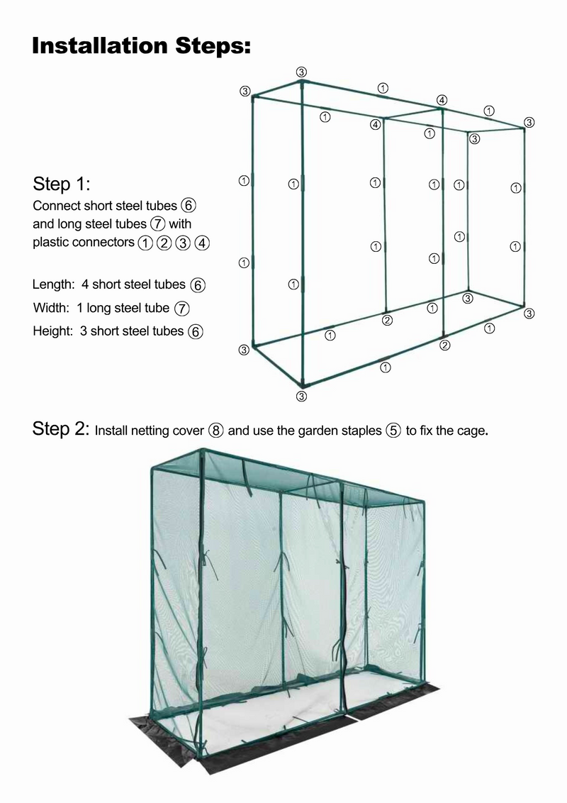 Crop Protection Cage - Medium & Large