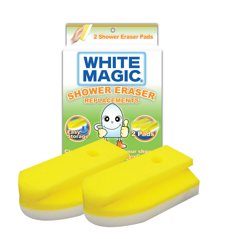 White Magic Shower Eraser Replacements x 6