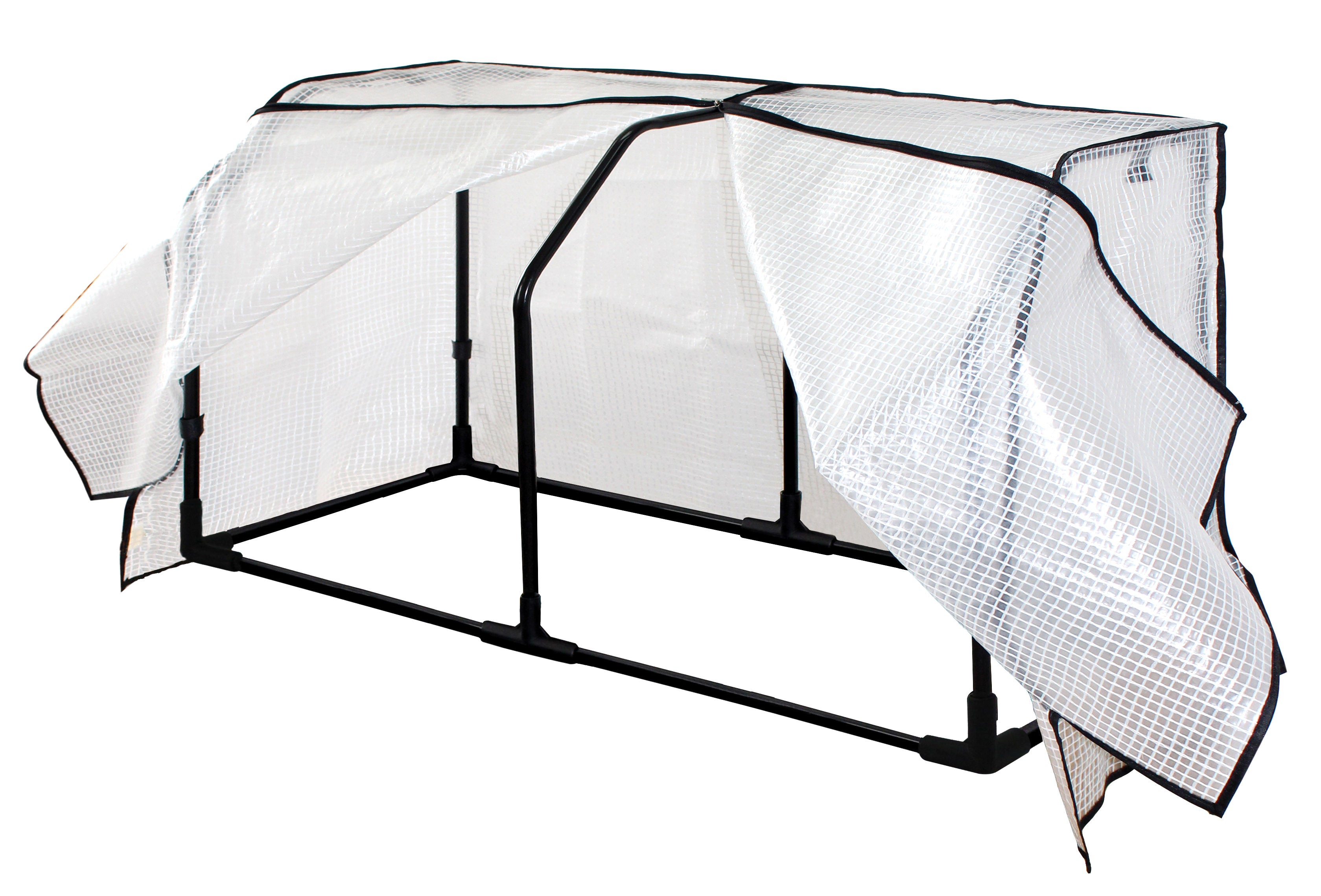 PE Greenhouse Frame & Cover for VegTrug WallHugger Small 1m & Medium 1