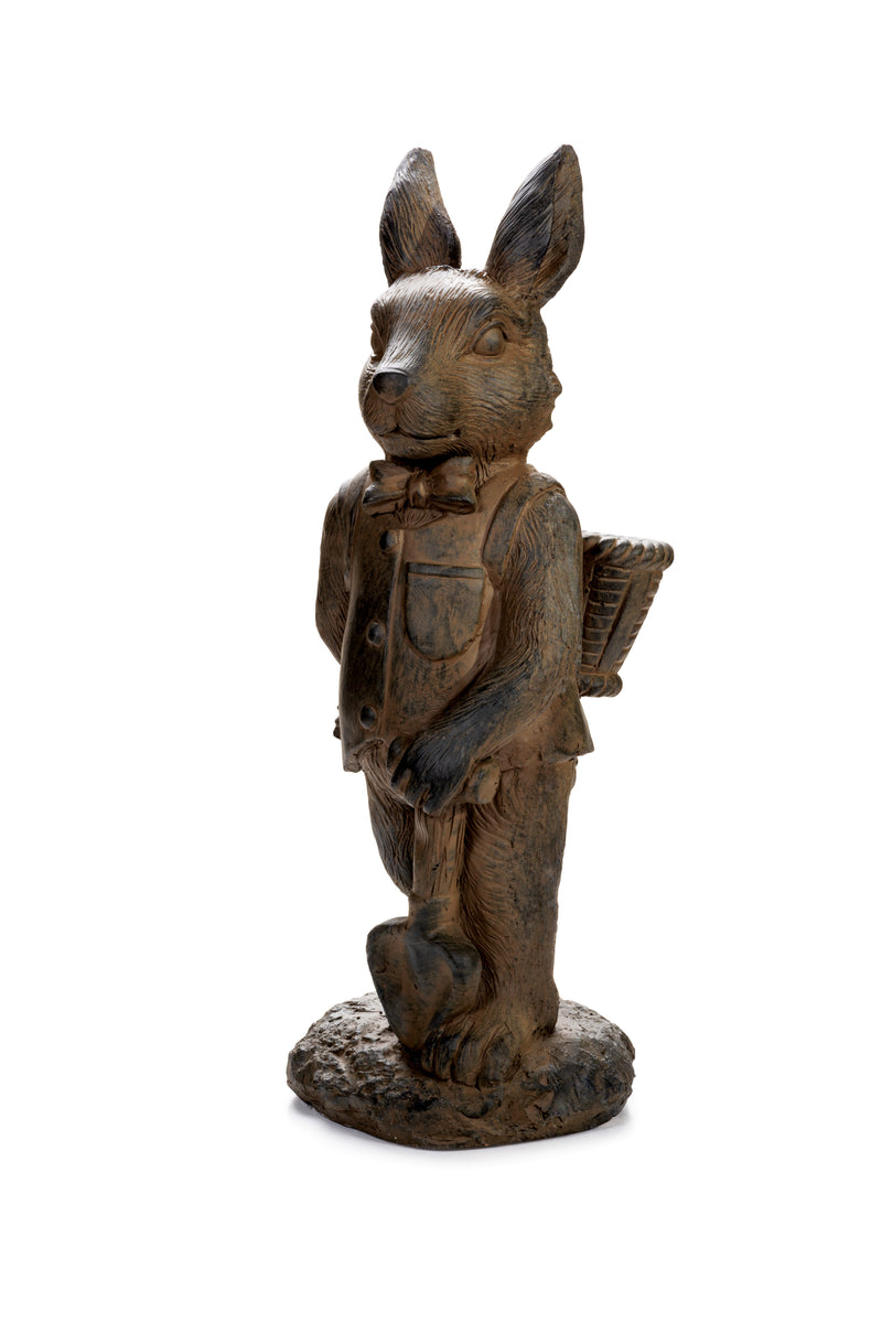 Figurine - Mr Rabbit Medium - Rusted Iron Finish