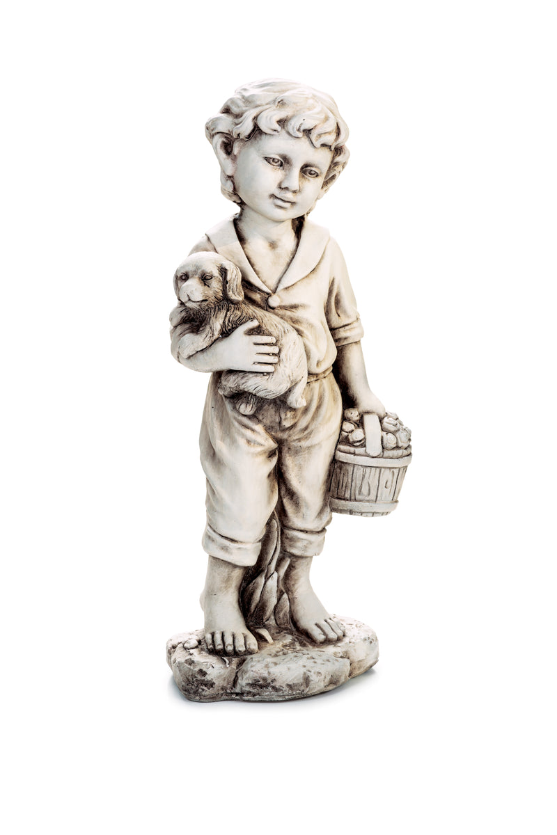 Figurine - Boy with Dog