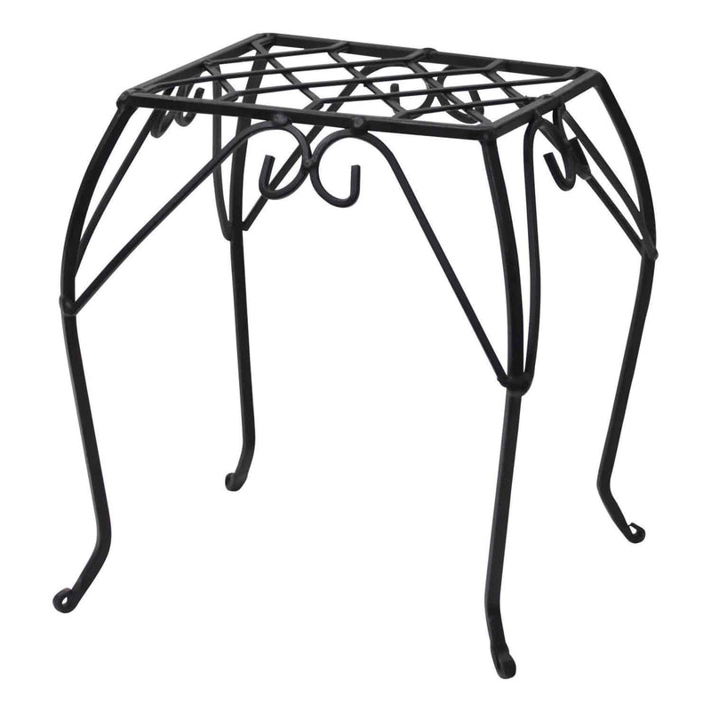 Plant Stool Sienna Square - Black