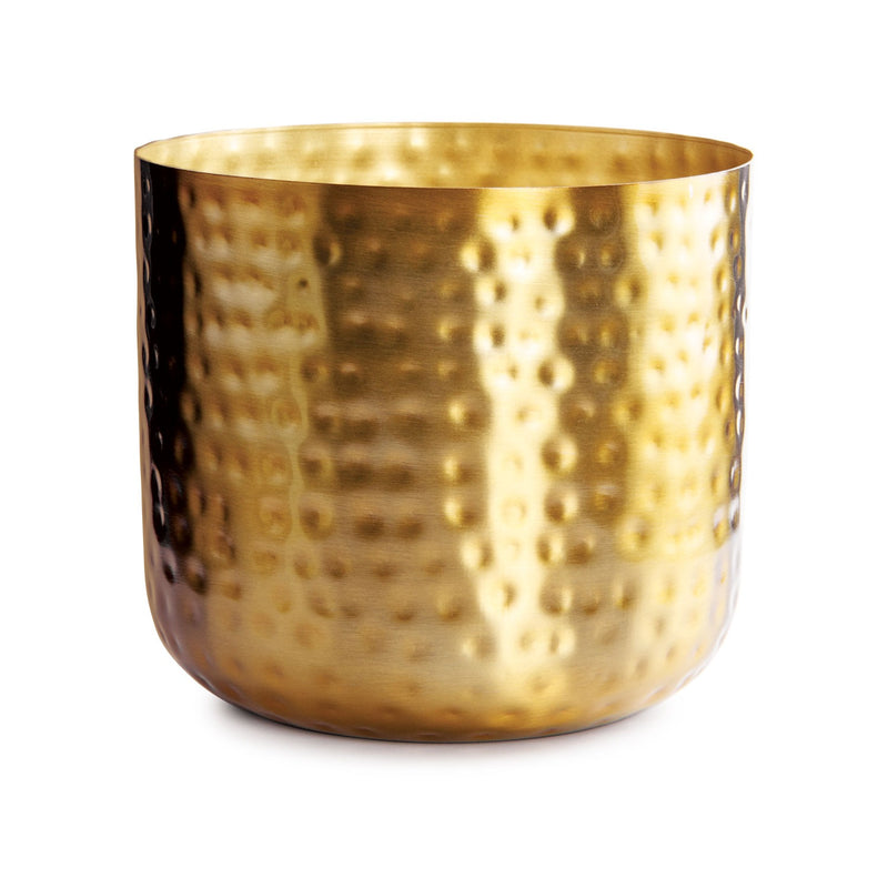 Kala Indoor Metal Planter - Brass Finish