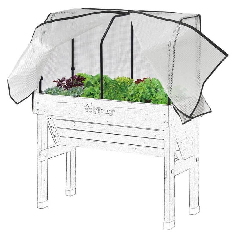 PE Greenhouse Cover for VegTrug WallHugger - Requires Short Frame