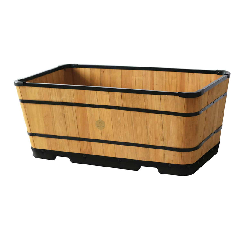 VegTrug Wooden Planter Trough 90cm