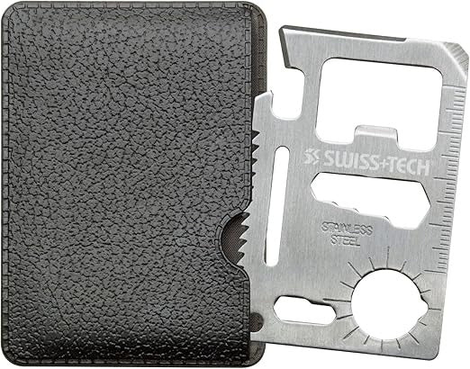 Swiss+Tech Credit Card Multi-Tool Kit 11-1 - Silver