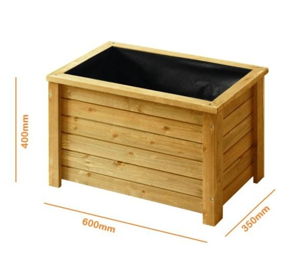 VegTrug Rectangle Box Planter - 60cm