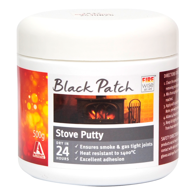 Black Patch Stove Putty - 500g