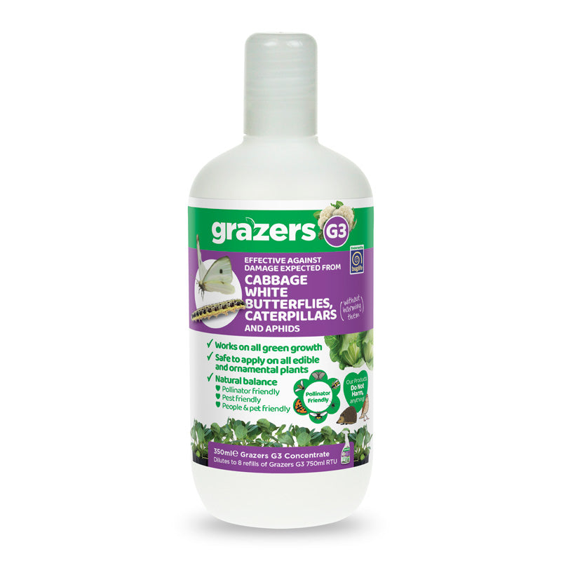 Grazers White Butterflies and Caterpillar Repellent - 350ml Concentrate