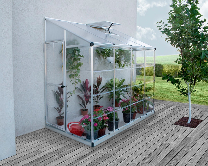 Greenhouse Lean-To 8ft x 4ft
