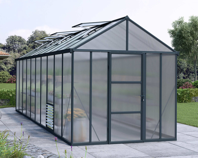 Glory Premium Greenhouse - Grey Frame